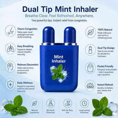HeadZen Dual-Mint Inhaler™