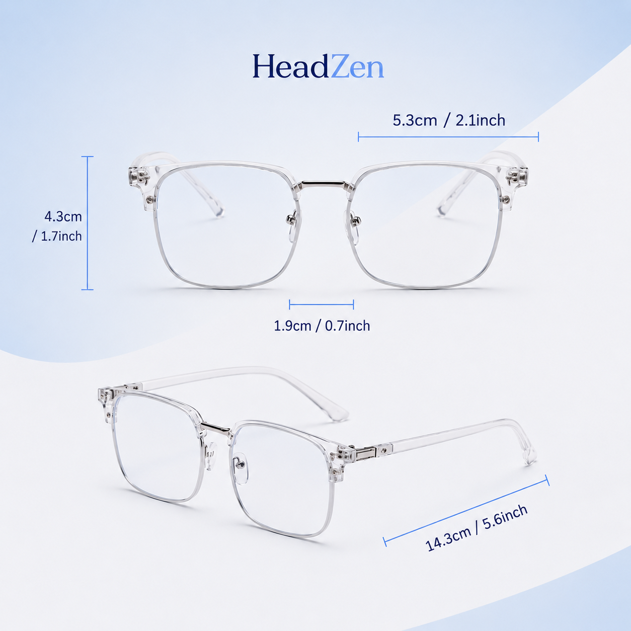 HeadZen™ Anti-Blue Light Glasses ( Unisex )