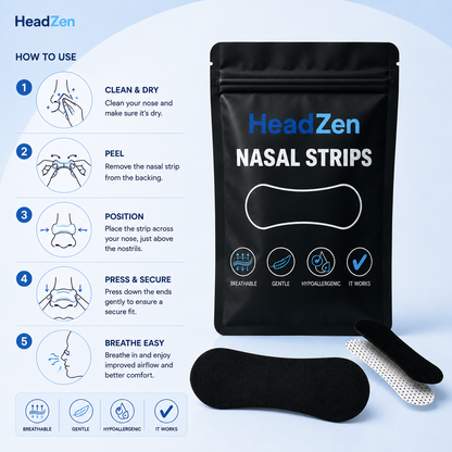 HeadZen Nasal Relief Strips™